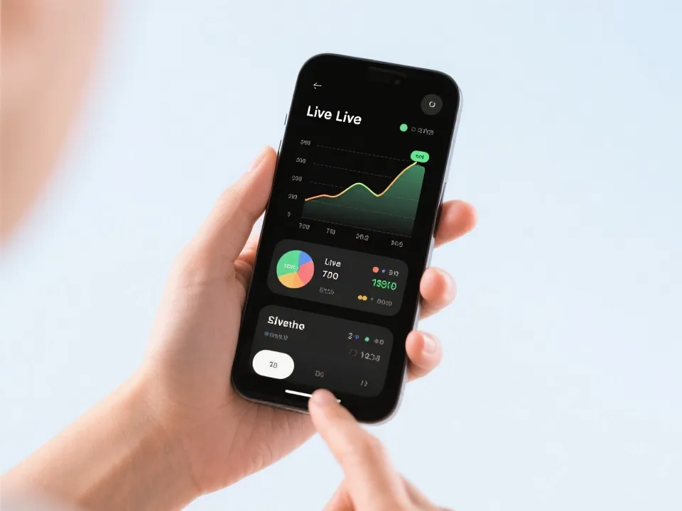 移动端查看开奖数据与走势图示意